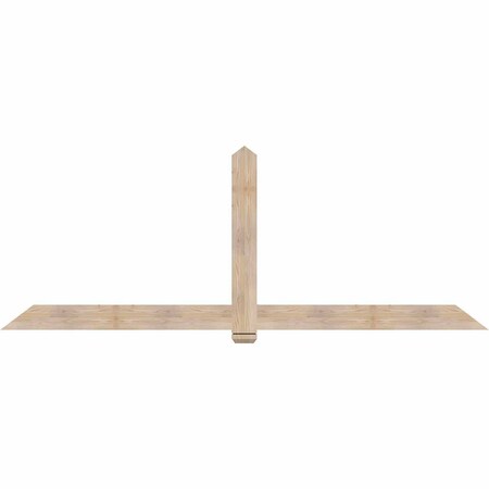 Ekena Millwork Eugene Smooth Timber Gable Bracket, Douglas Fir, 108"W x 40"H x 1 1/2"D x 5 1/2"F, 9/12 Pitch GBW108X40X0206EUG00SDF